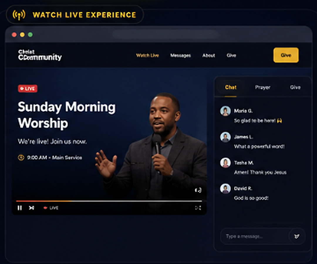 Watch Live Experience preview
